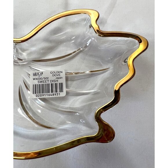 Mikasa Golden Dove Crystal Sweet Dish - Picture 4 of 6